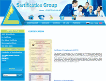 Tablet Screenshot of en.certgroup.ru